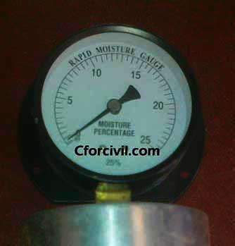 Moisture Content of Clay Soil By Rapid Moisture Meter