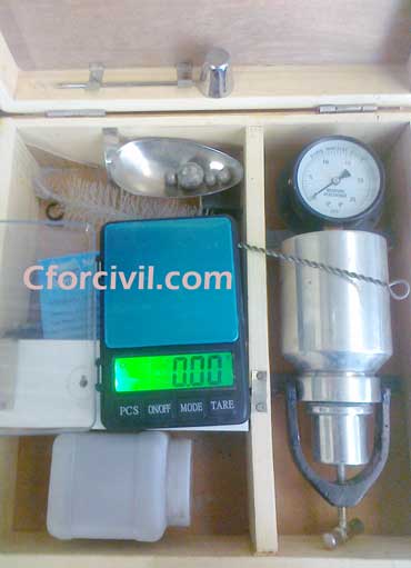 Model Calculation of Soil Compaction using Core Cutter Method