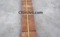 Procedures for Testing Width of Bricks