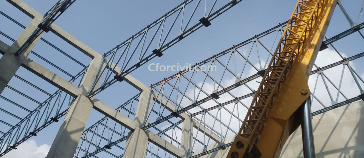 COMPONENTS OF MS ROOF TRUSS